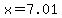x+=+7.01