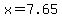 x+=+7.65