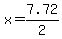 x+=+7.72%2F2+