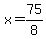 x+=+75%2F8
