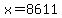 x+=+8611