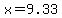 x+=+9.33