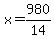 x+=+980%2F14