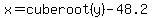 x+=+cuberoot%28y%29+-48.2
