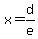 x+=+d%2Fe