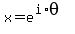 x+=+e%5E%28i%2Atheta%29