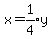 x+=+expr%281%2F4%29y