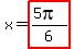 x+=+highlight%28%285pi%29%2F6%29