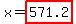 x+=+highlight%28571.2%29
