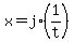 x+=+j%2A%281%2Ft%29
