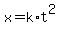x+=+k%2At%5E2