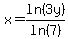 x+=+ln%283y%29%2Fln%287%29