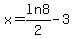 x+=+ln8%2F2-3+