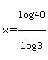 x+=+log%2848%29%2Flog%283%29