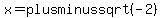 x+=+plusminus+sqrt%28-2%29