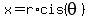 x+=+r%2Acis%28theta%29