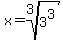 x+=+root%283%2C3%5E3%29