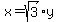 x+=+sqrt%283%29%2Ay