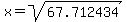 x+=+sqrt%2867.712434%29