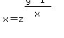 x+=+z%5E%28%28y-1%29%2Fx%29%29