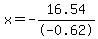 x+=-+16.54%2F-0.62