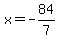 x+=-84%2F7