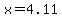 x+=4.11