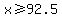 x+%3E=+92.5