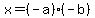 x++=+%28-a%29%28-b%29