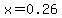 x++=+0.26
