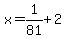 x++=+1%2F81%2B2