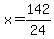 x++=+142%2F24