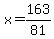 x++=+163%2F81