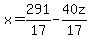 x++=+291%2F17-40z%2F17+