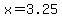 x++=+3.25