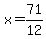 x++=+71%2F12