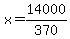 x++=14000%2F370