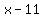x+-+11