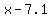 x+-+7.1
