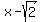 x+-+sqrt%282%29
