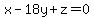x-18y%2Bz=0