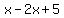 x-2x%2B5