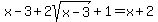 x-3%2B2sqrt%28x-3%29%2B1=x%2B2
