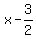 x-3%2F2