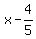 x-4%2F5