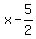 x-5%2F2%29