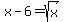 x-6+=+sqrt%28x%29