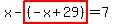 x-highlight%28%28-x%2B29%29%29=7