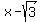 x-sqrt%283%29