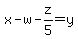 x-w-z%2F5=y